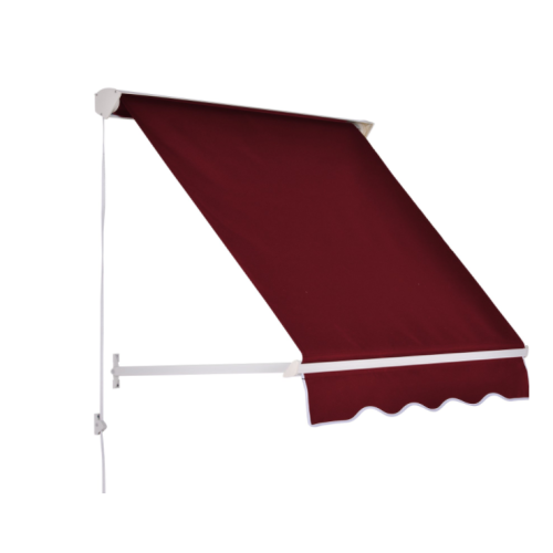 Sun Shade Window Awning Retractable Awning Patio Drop Arm Manual Retractable awning Supplier